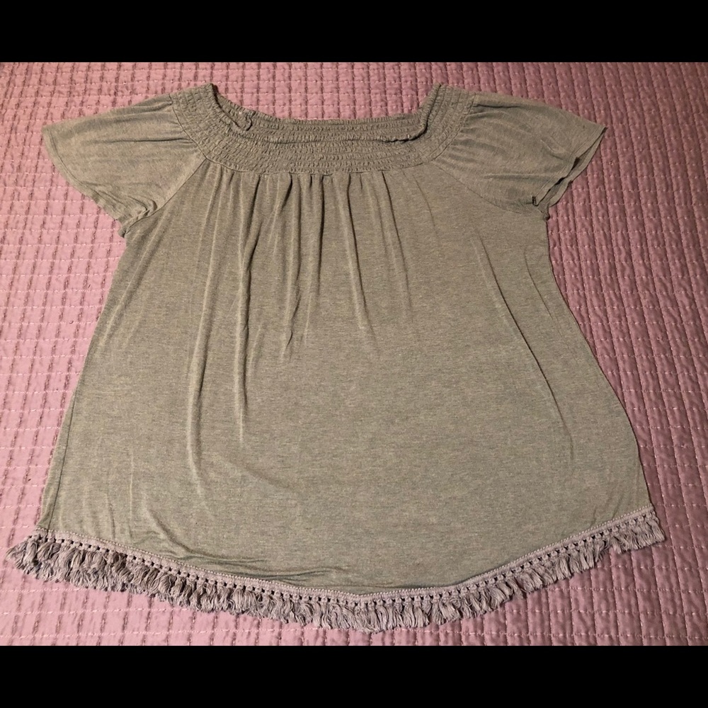 Women’s French Laundry 3X Olive Green Shirt